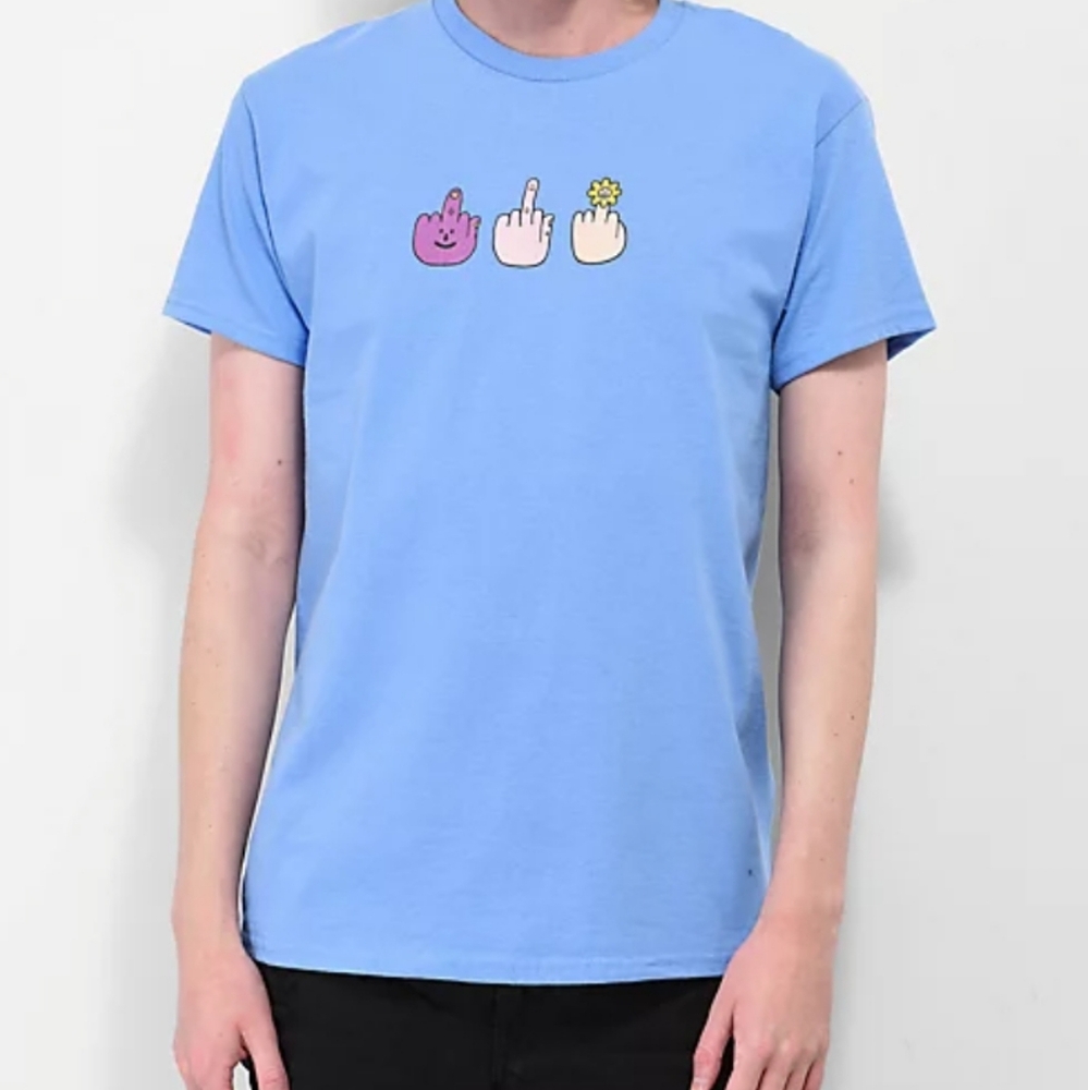 Zumiez Mens A.LAB F Off Slate Blue T-Shirt Size XXL